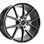 18″ AC WHEELS AC10 GLOSS BLACK MACHINED RIMS #ACW013-1